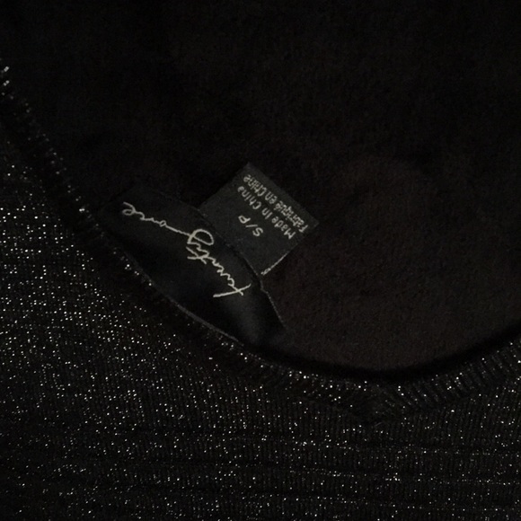 Black and gold shimmer dress - Picture 5 of 6